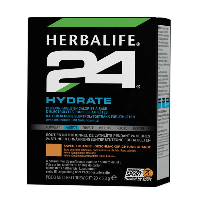 H24 Hydrate goût orange