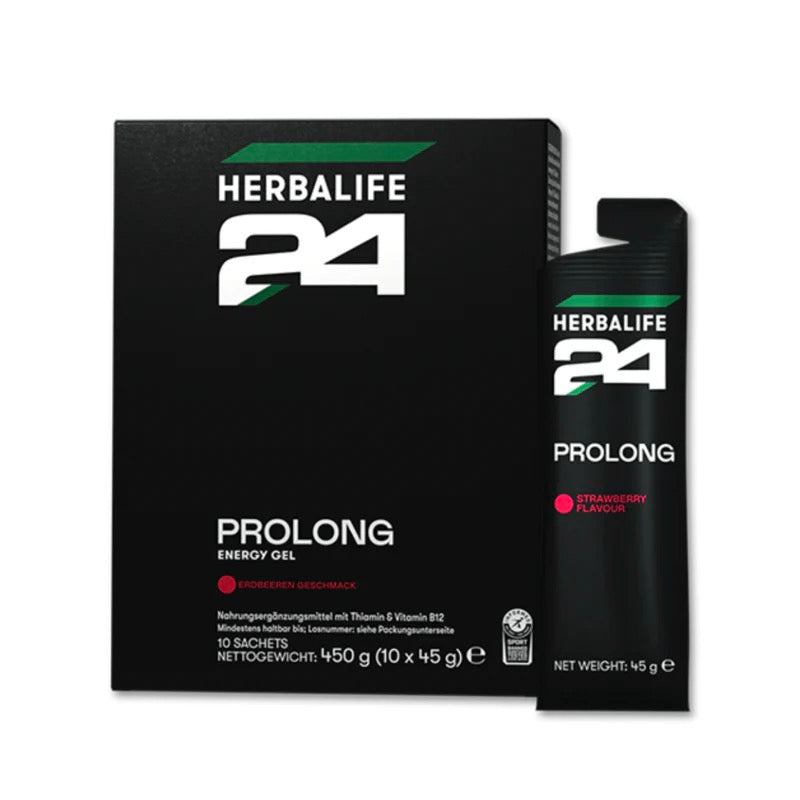 H24 Prolong Gel Énergétique Fraise 10 Sachets